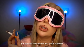 Relapsed smoking fetish and findom joi