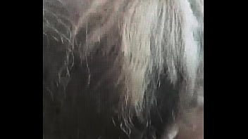 Blonde girl with boyfriend