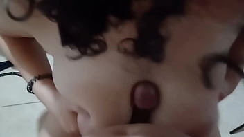 From kissing to cum on her face & boob play ft eddie queens