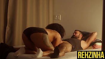 Sneak into coworker hotel room and help him relax rehzinha