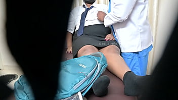 Hospital fun inbetween patient and doctor