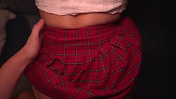 She doesn't notice me fucking her