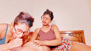 Uttaran20 threesome with two slut 18 teen ffm