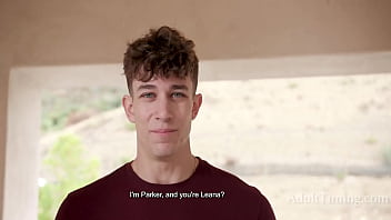 Cute naive teen wants to fuck her crush her older step cousin