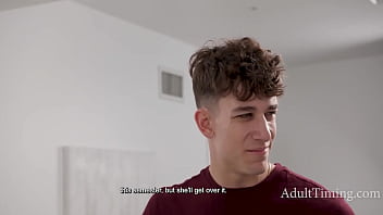 Cute naive teen wants to fuck her crush her older step cousin