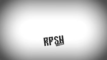 Black rabbit on a white chicken old version