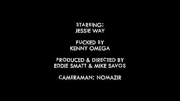 Black rabbit on a white chicken old version