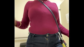 Freaky ebony masturbation video in public men’s bathroom