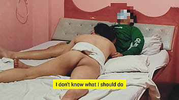 My hot asian friend asked me to have sex in hotel part 1