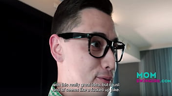 Step moms caught pegging eachother joined by step sons