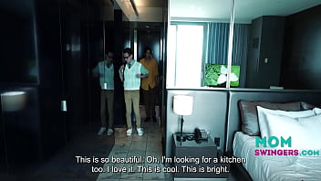 Step moms caught pegging eachother joined by step sons Step moms caught pegging eachother joined by step sons