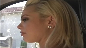 Starla looks up at the camera while sucking on a dick and being boned