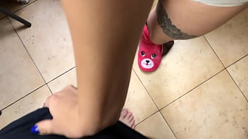 Minx suck big dick stranger and hard doggy sex cum on tits