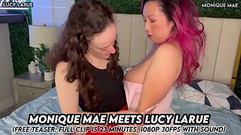 Monique mae meets lucy larue