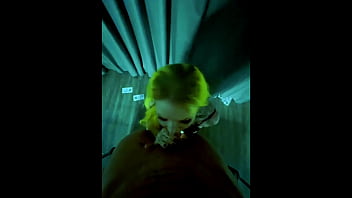 Slutty stripper offers extras deepthroat drool pov doggy facial