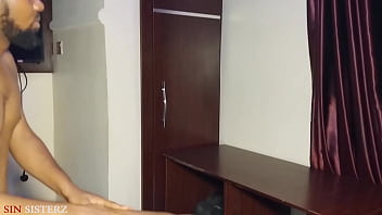 Ebony taking long dick