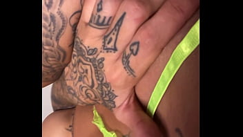 Horny pussy masturbation with yellow lingerie susy gala