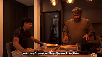 Stepson finds his stepsister masturbating and needs to help her