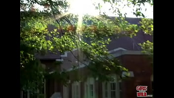 College girl fingers herself