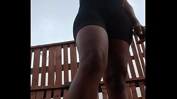 Crazybitch enjoying herself at the beach side