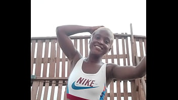 Crazybitch enjoying herself at the beach side