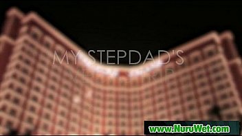 Nuru massage with busty japanese masseuse who suck client dick 29