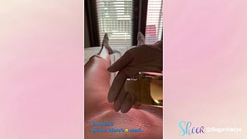 Hot wax for legs and pussy hair gone
