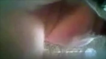 Chubby brunette blowing cock