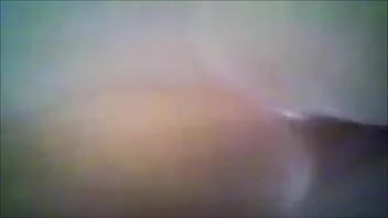 Chubby brunette blowing cock