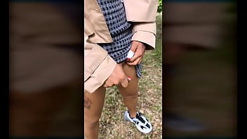 #ladydick and #pee in a park#shemale #tranny #transwoman #transgirlwataa