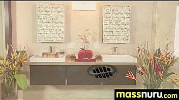 Nuru massage ends with a hot shower fuck 19