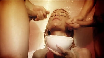 He has a thick dick so melina cums hard on it before he pulls out and spooges on her belly