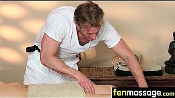 Massage girl sucks the tip for a tip 17