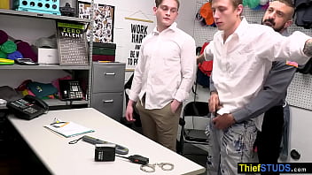 Hot Teen Suspects Barebacking A Security Guard In The Backroom thumbnail