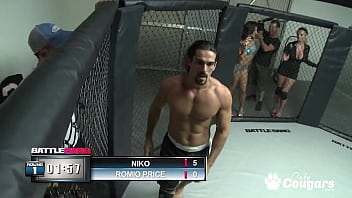 Latina ann marie rios rides a dick in the octagon Latina ann marie rios rides a dick in the octagon