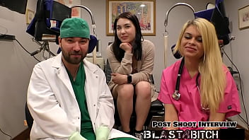 Mina moon's pussy gets blasted with cum