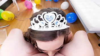 Kimber woods huge cock pov fucking and blowjob deepthroat facefuck and cum facial