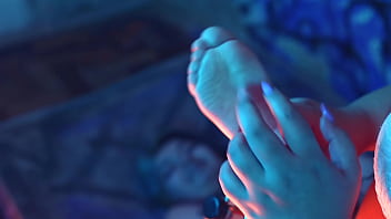 Lesbian tickling feet