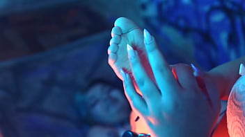 Lesbian tickling feet