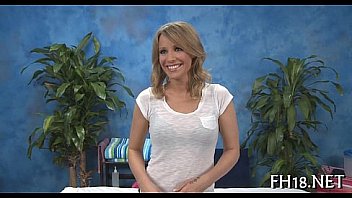 Beauty receives massage