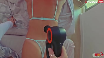 Tried My Stepmom's New Massage On Her Ass And Fucked Her Hard In The Ass thumbnail