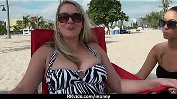 Sexy wild chick gets paid to fuck 1