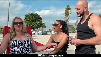 Sexy wild chick gets paid to fuck 1