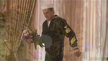 Slutty blonde in stockings fucks horny hunk in a bar