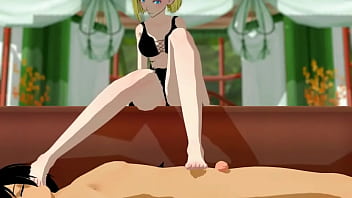 Dragon ball z foot licking
