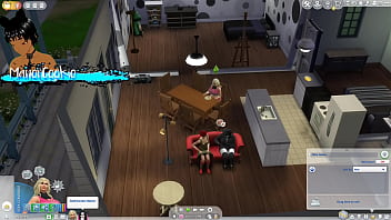 Sims 4 going on dates random threesome and getting a job