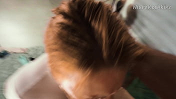 Husband suspects wife of cheating punished her with rough fuck and creampie in throat