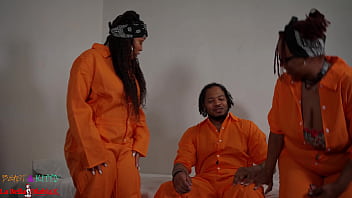 Two slutty inmates use bbc to get bred