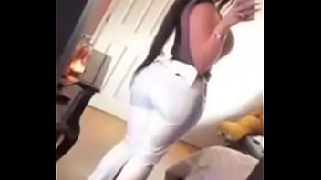 Big butts girls in tight white pants collection