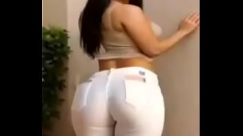 Big butts girls in tight white pants collection